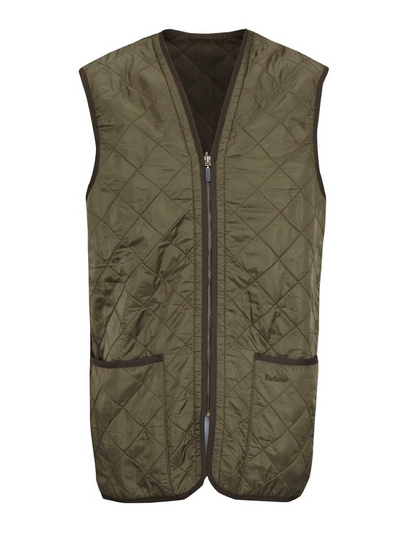 Mens Barbour Polarquilt Waistcoat / Zip-In Liner