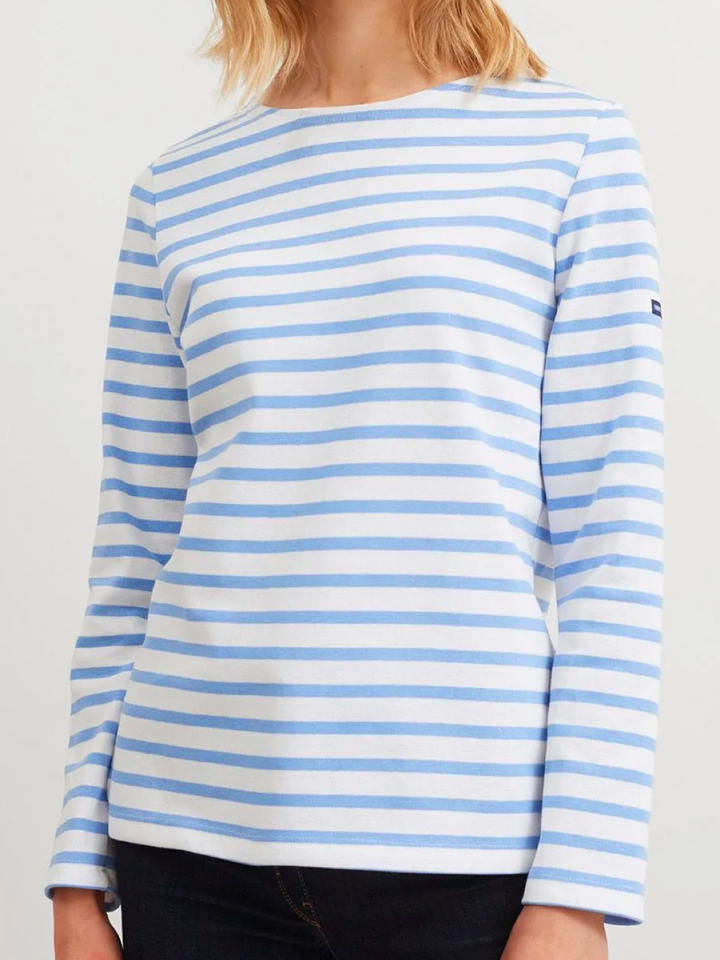 Tシャツ・カットソー SAINT JAMES TOP (9863 NEIGEMARINE) SAINT JAMES セントジェームス Tシャツ カットソー レヴァント
